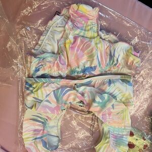 Colorful Tropical Bikini Set